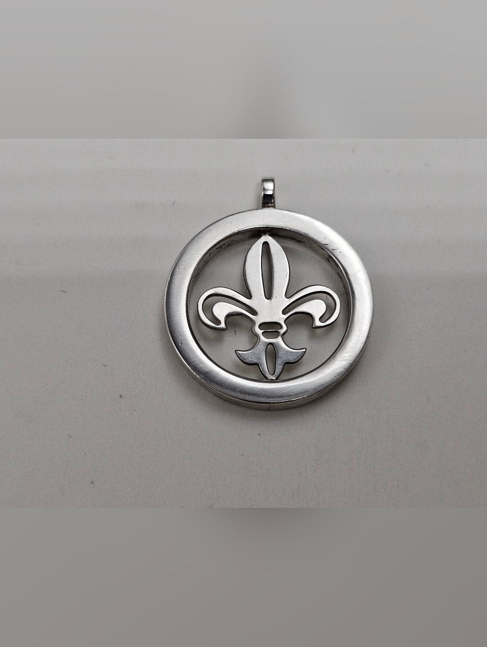 Mignon Faget Sterling Fleur-de-lis Pendant